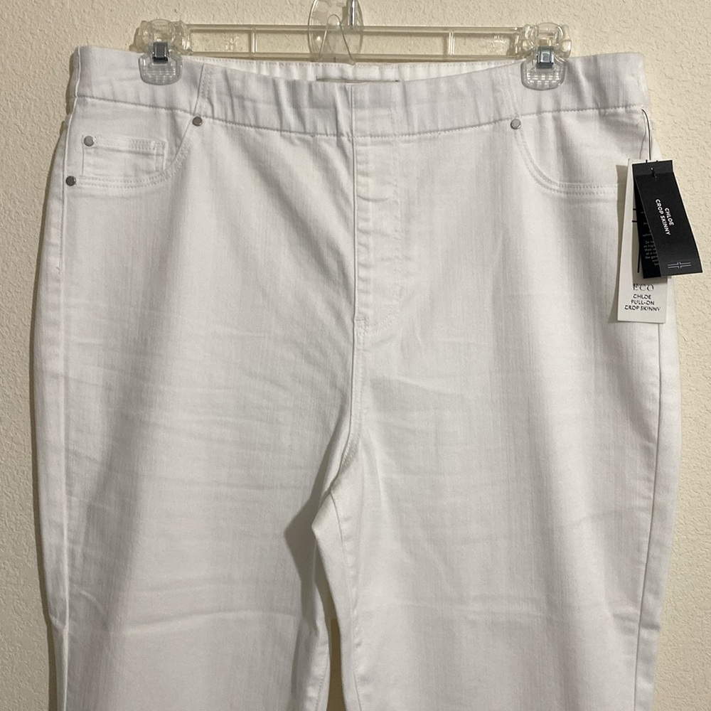 LIVERPOOL Chloe Crop Skinny Pull-on Jean Pants Women's Size 16/33